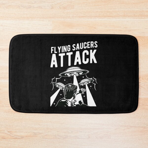 Item preview, Flying Saucers Attack Funny UFO designed and sold by adxota.