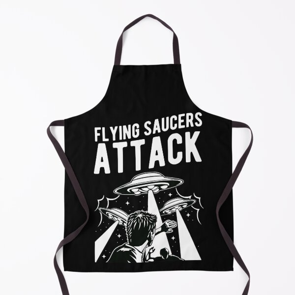 Item preview, Flying Saucers Attack Funny UFO designed and sold by adxota.
