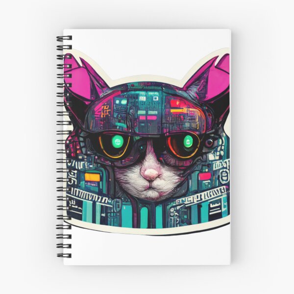 Item preview, Cypberpunk Cat Warrior V8 designed and sold by thelofidragon.