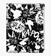 Comic book actions iPad Case/Skin
