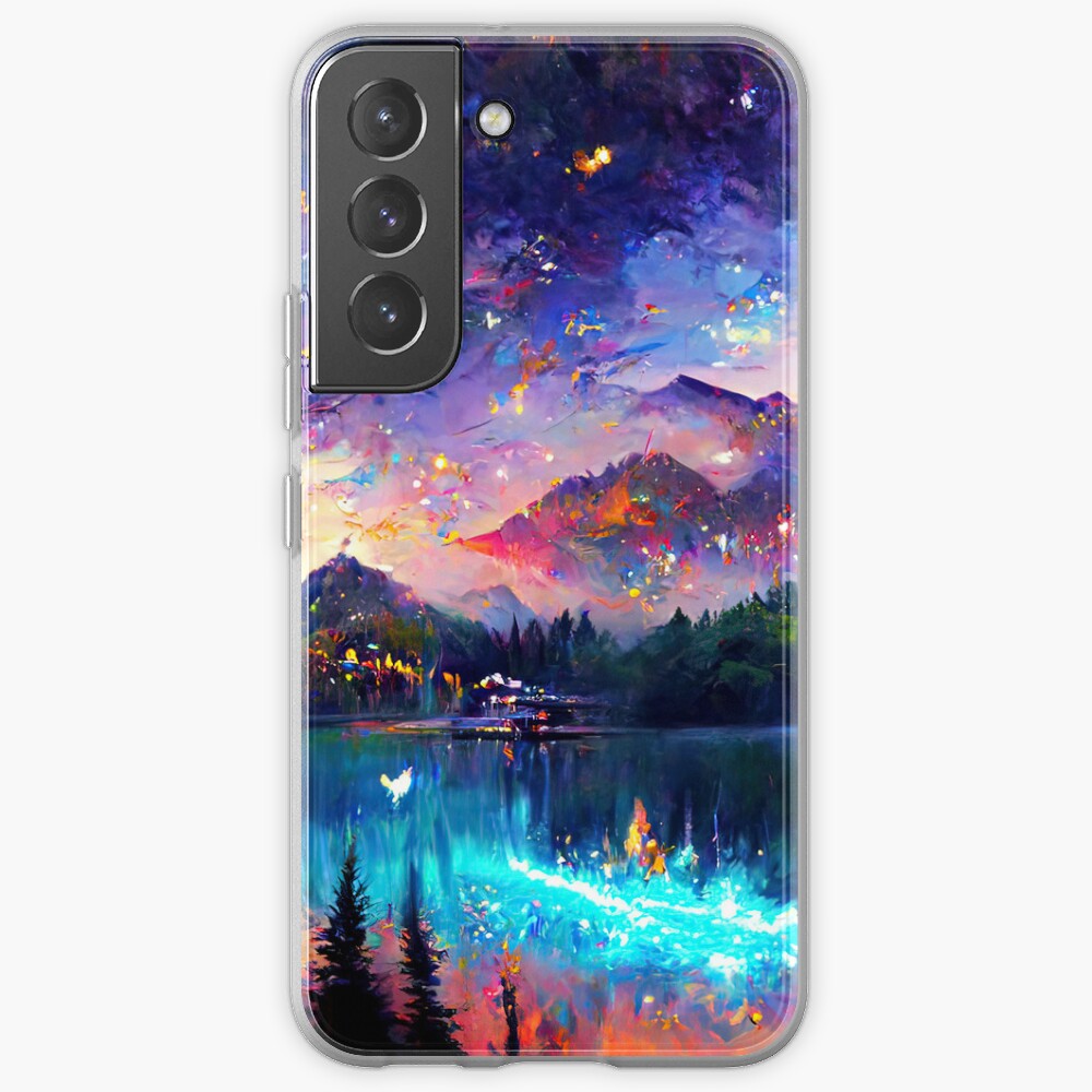 Fae Realm Alpine Lake Samsung Galaxy Phone Case