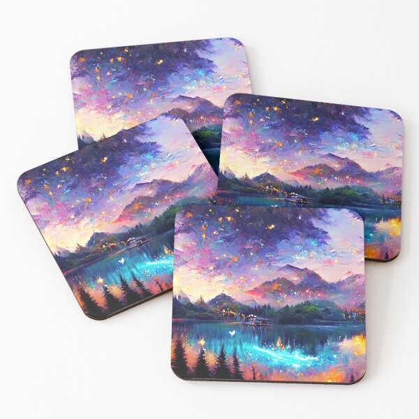 Item preview, Fae Realm Alpine Lake designed and sold by electricxbunny.