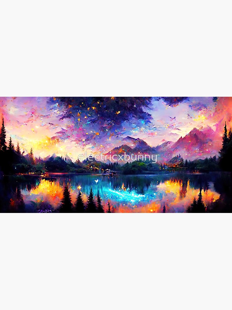 Fae Realm Alpine Lake by electricxbunny