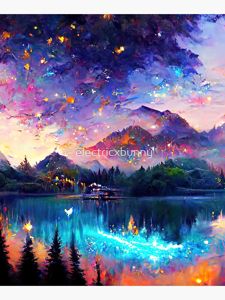 Fae Realm Alpine Lake by electricxbunny