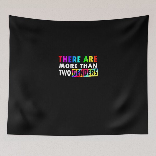 Item preview, There are More Than 2 Genders Hoodie Black designed and sold by BuchlerRune.