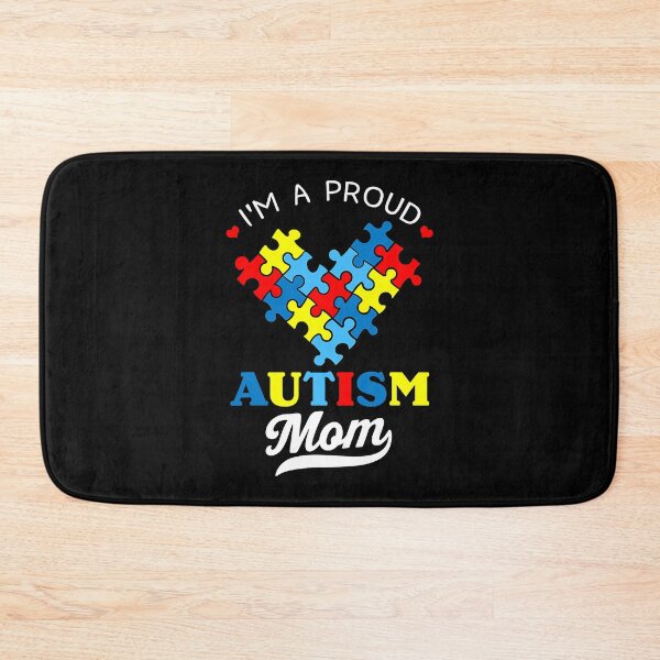Item preview, I'm A Proud Mom Autism Awareness Autistic Heart Son Daughter designed and sold by HaaChris-Artis.