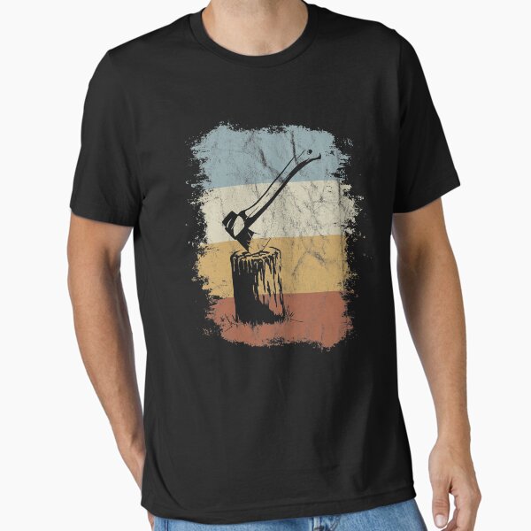 Item preview, 80s Retro Wood Chopping Funny Axe Lumberjack designed and sold by adxota.