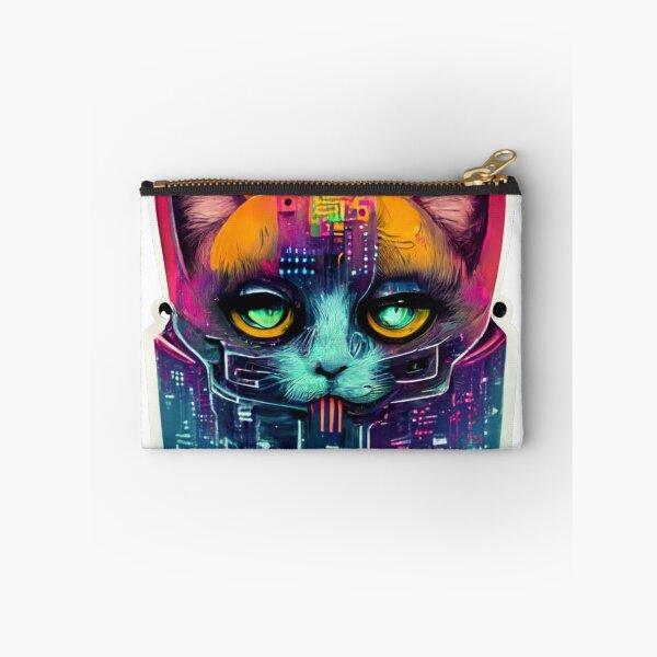 Item preview, Cypberpunk Cat Warrior V11 designed and sold by thelofidragon.