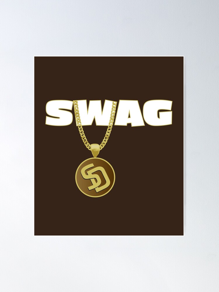 Swag Chain San Diego Baseball Home Run | Sticker