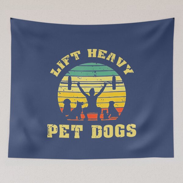 Artikelvorschau, Gewichtheben Lift Heavy Pet Dogs Vintage-Gigapixel entworfen und verkauft von ChoNuongw.