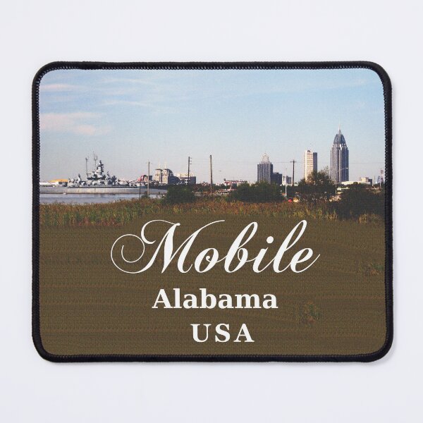 Item preview, Alabama, USA - Mobile Skyline & Battleship designed and sold by leemcnut.