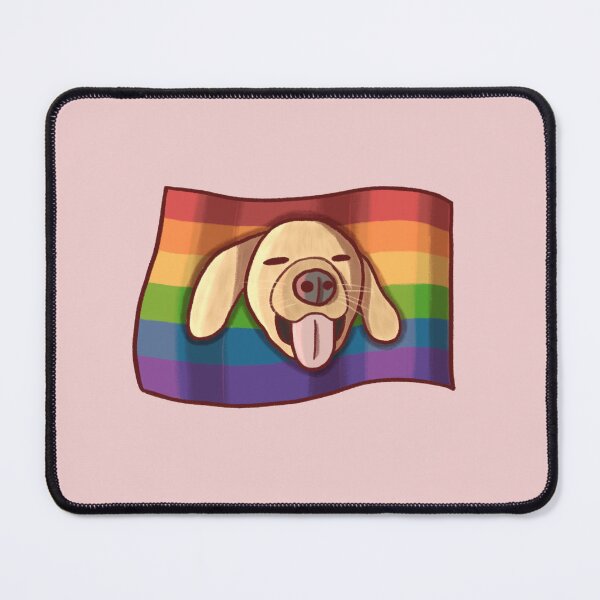 Item preview, Pride Flag Dog designed and sold by Stupickeroonies.