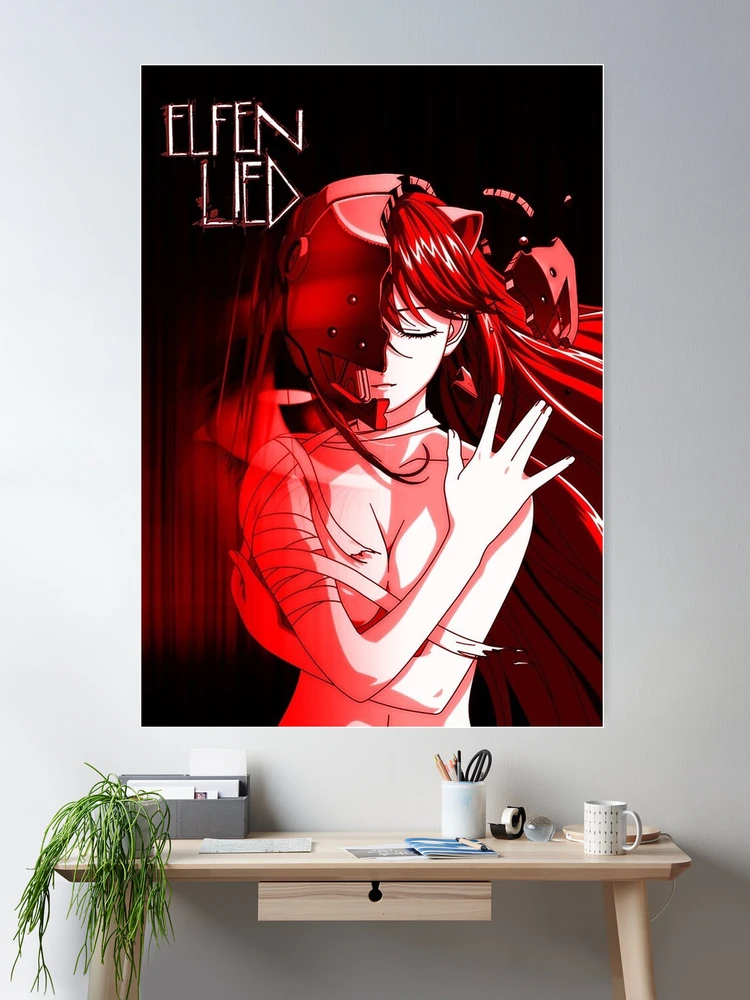 64329 Elfen Lied Anime 16x12 WALL PRINT POSTER