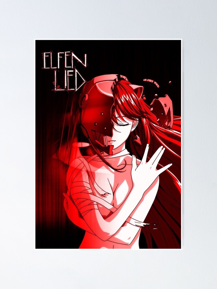 Lucy Kaede Elfen Lied Anime Girl Fanart Poster for Sale by Spacefoxart