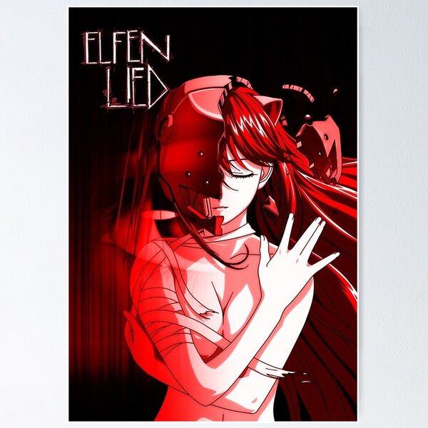 64329 Elfen Lied Anime 16x12 WALL PRINT POSTER