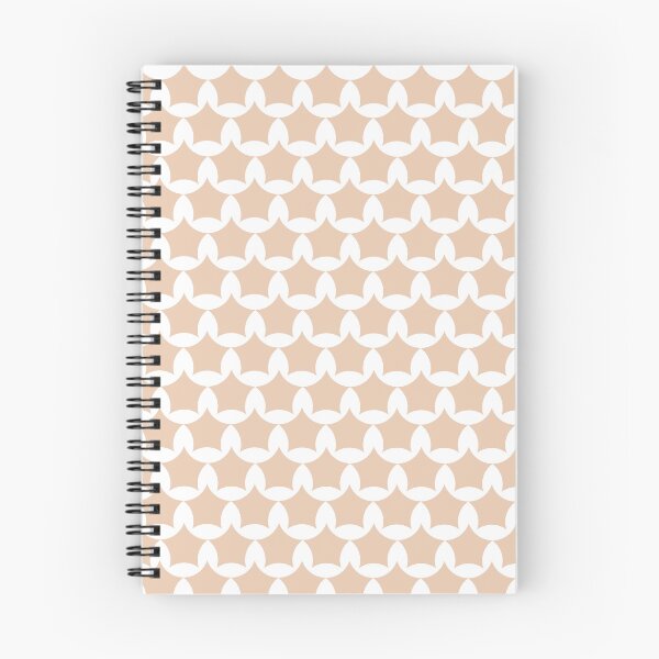 Item preview, Bisque And White Abstract Stars And Shapes designed and sold by burbankdesigns.