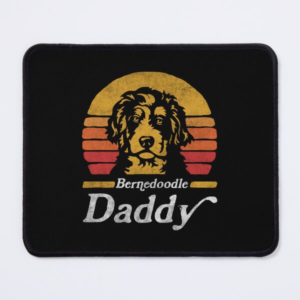 Item preview, Retro Vintage Bernedoodle Daddy designed and sold by More Cute Dogs.