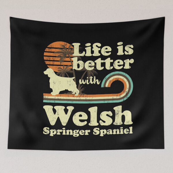 Item preview, Life is Better with Springer Spaniel Vintage designed and sold by rafaeltto.