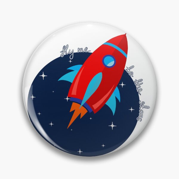 Item preview, Illustrated red rocket designed and sold by SibMa.