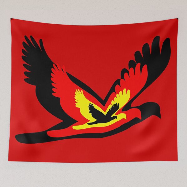 Item preview, Free birds red yellow and black designed and sold by Astralia.