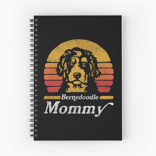 Item preview, Retro Vintage Bernedoodle Mommy designed and sold by More Cute Dogs.