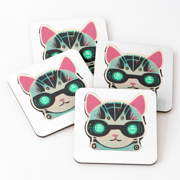 Item preview, Cyberpunk Kitten V1 designed and sold by thelofidragon.