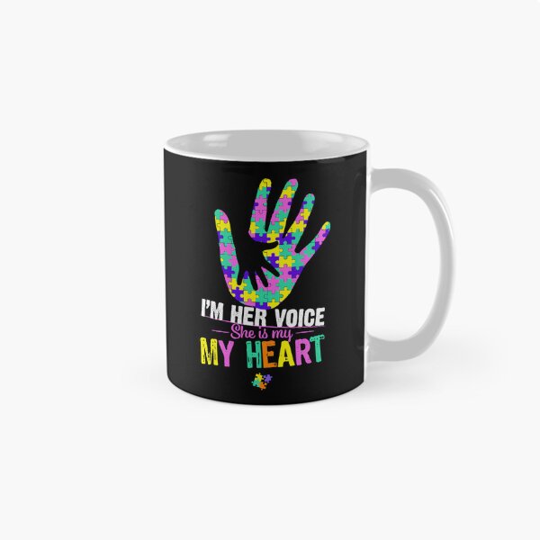 Item preview, I'm Her Voice She Is My Heart Autism Mom Pink Autism Girl designed and sold by HaaChris-Artis.