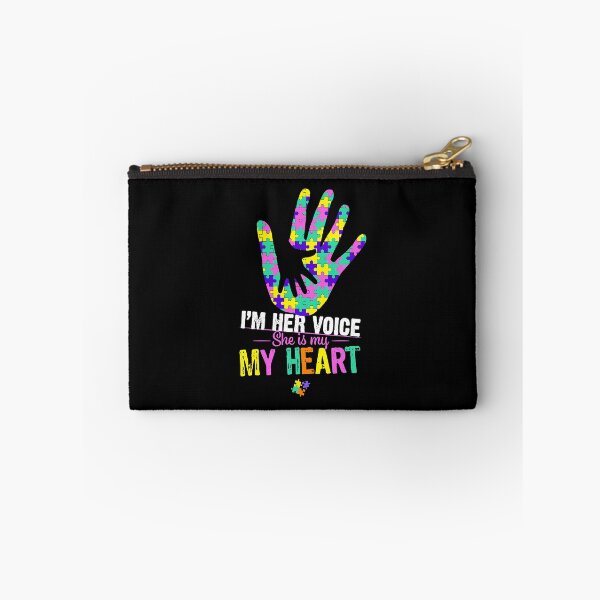 Item preview, I'm Her Voice She Is My Heart Autism Mom Pink Autism Girl designed and sold by HaaChris-Artis.