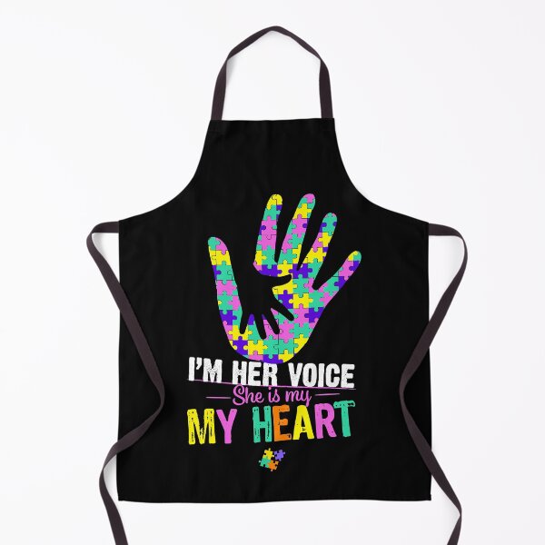 Item preview, I'm Her Voice She Is My Heart Autism Mom Pink Autism Girl designed and sold by HaaChris-Artis.