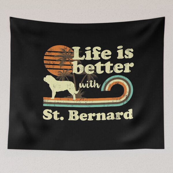 Item preview, Life is Better with St. Bernard Vintage designed and sold by rafaeltto.