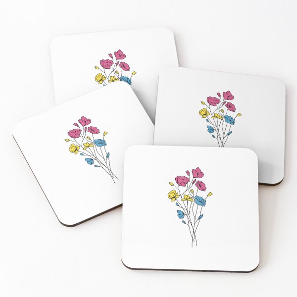 Item preview, subtle pan pride flowers designed and sold by sunfloras.