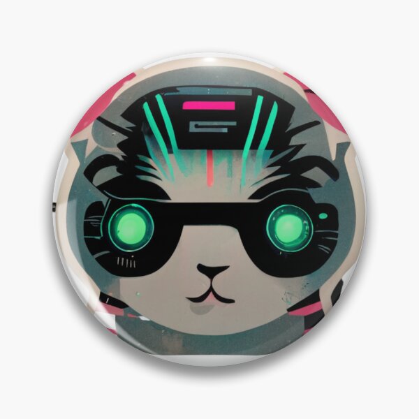 Item preview, Cyberpunk Kitten V2 designed and sold by thelofidragon.