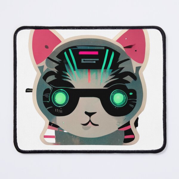 Item preview, Cyberpunk Kitten V2 designed and sold by thelofidragon.