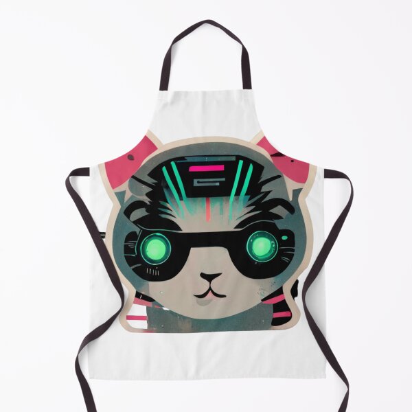 Item preview, Cyberpunk Kitten V2 designed and sold by thelofidragon.