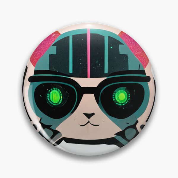 Item preview, Cyberpunk Kitten V3 designed and sold by thelofidragon.