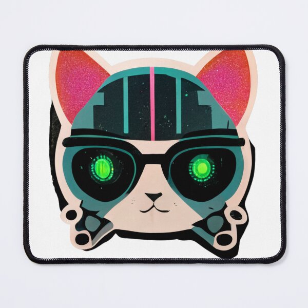 Item preview, Cyberpunk Kitten V3 designed and sold by thelofidragon.