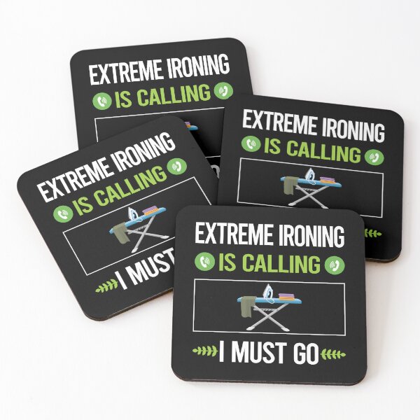 Item preview, It Is Calling Extreme Ironing designed and sold by saraokcstreva.