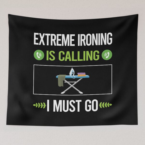 Item preview, It Is Calling Extreme Ironing designed and sold by saraokcstreva.