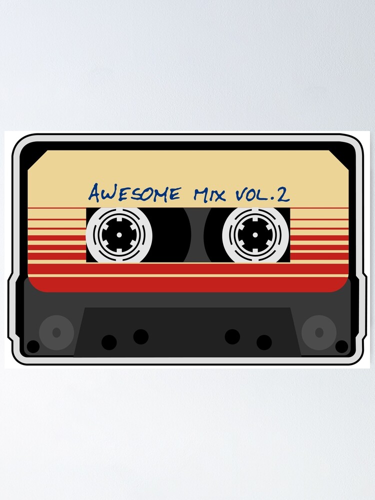 Awesome, Mixtape Vol 2, Cassette, Retro, 