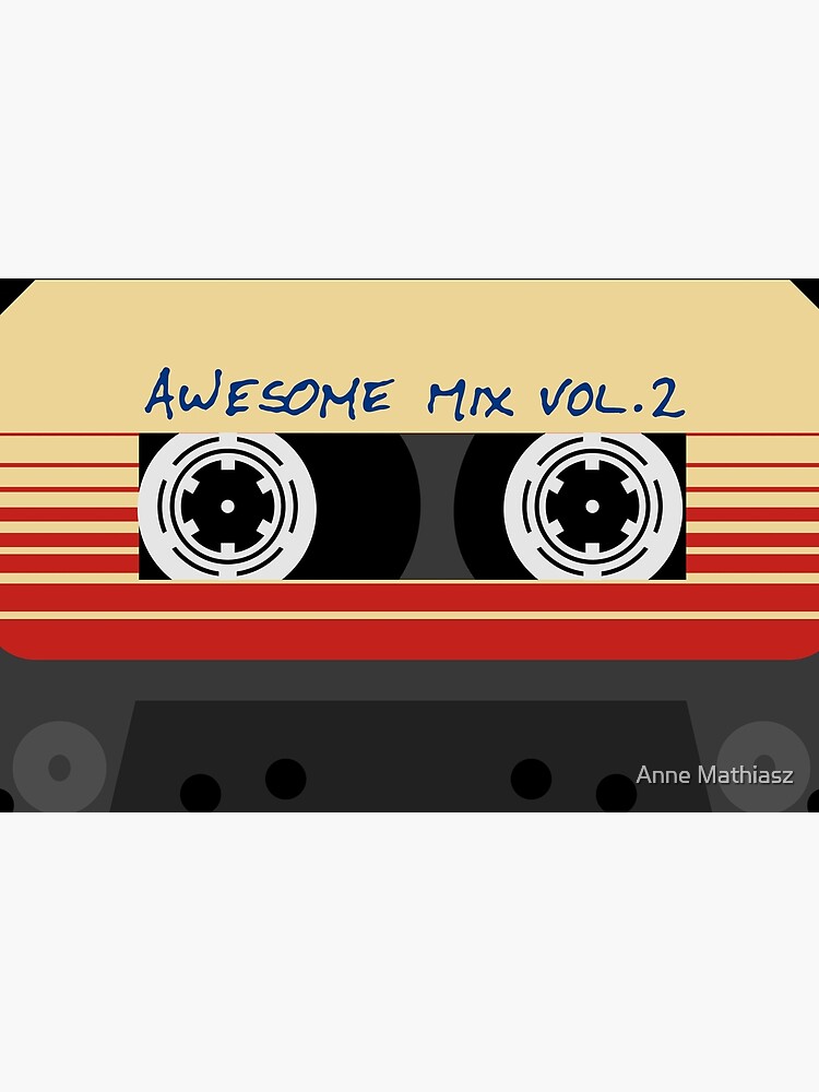 Thumbnail 4 of 4, Zipper Pouch, Awesome, Mixtape Vol 2, Cassette, Retro, designed and sold by boom-art.