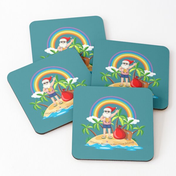 Item preview, Cousins Beach on Cousins Island Santa and Pride designed and sold by Narcisa22.