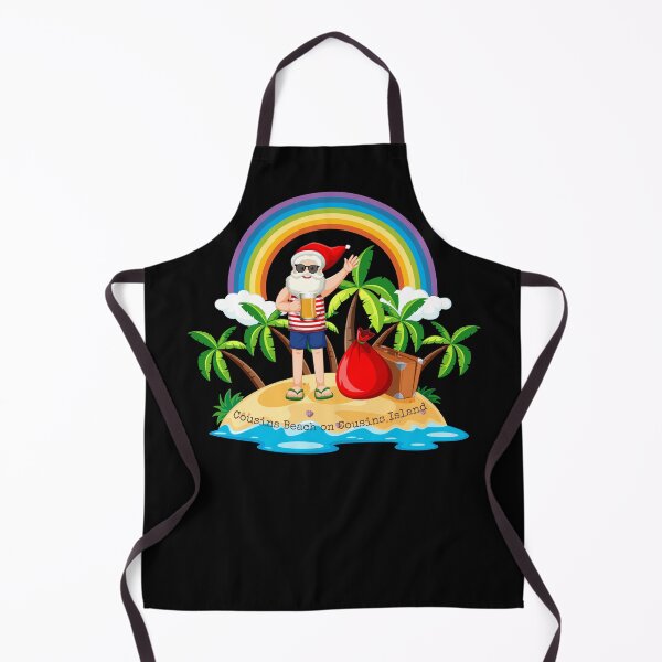 Item preview, Cousins Beach on Cousins Island Santa and Pride designed and sold by Narcisa22.