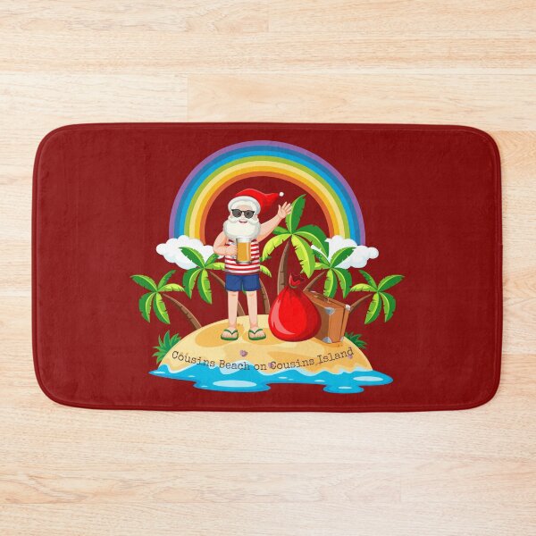 Item preview, Cousins Beach on Cousins Island Santa and Pride designed and sold by Narcisa22.