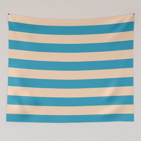 Item preview, Royal blue and peach Exotic Colour Patterns designed and sold by byskillbytalent.
