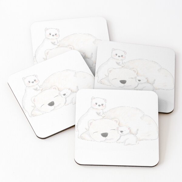 Item preview, Mommy and Baby Polar Bear  designed and sold by bunniesmee.