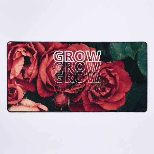 Item preview, GROW (above) - Romantic Bright Red Flowers, Floral Petals, Fantasy Aesthetic designed and sold by AliceSLee.