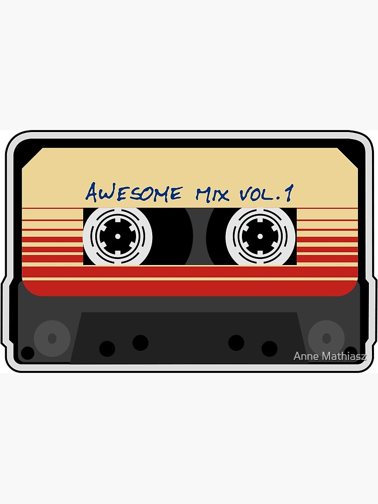 Awesome Mixtape Vol 1, Tape, Music, Retro by boom-art
