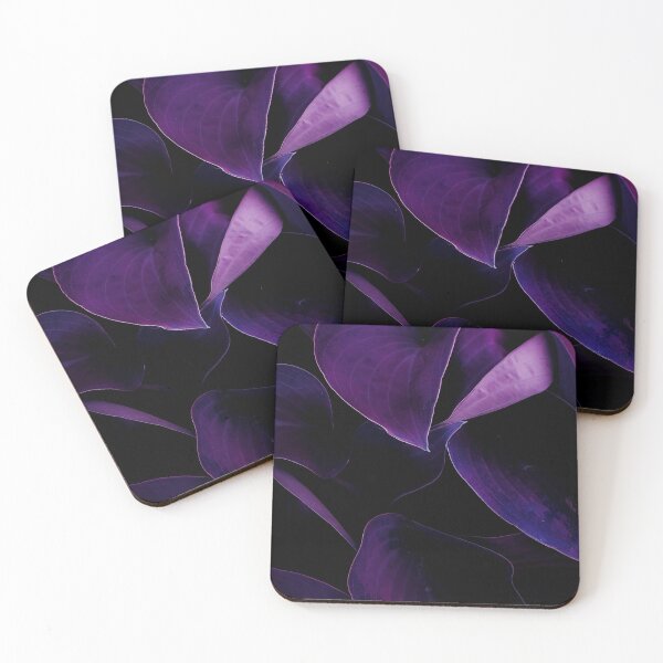 Item preview, Purple leaves poster designed and sold by Nikki Krishna.