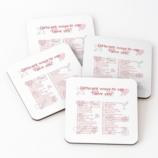 Item preview, Different Ways To Say I Love You designed and sold by NinjaKlee.
