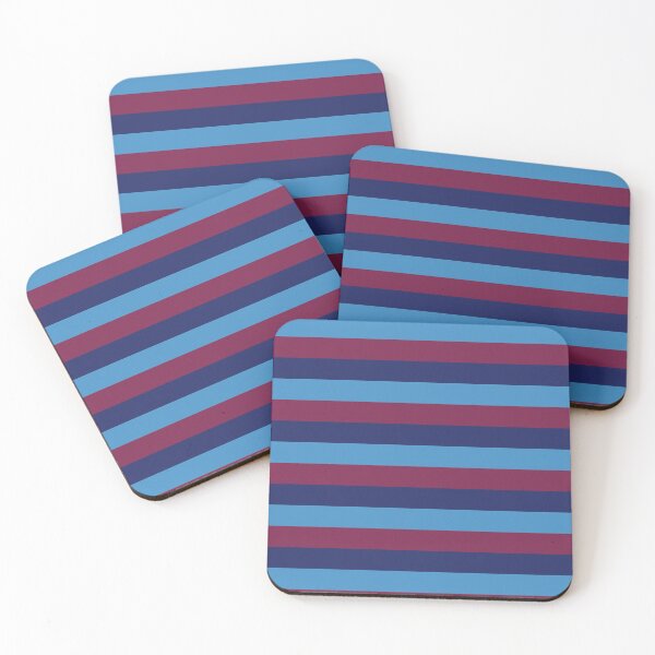 Item preview, Blue, maroon and indigo Exotic Colour Patterns designed and sold by byskillbytalent.